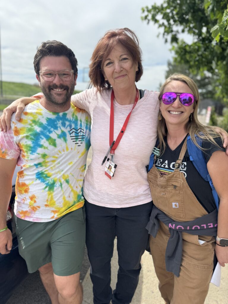 3 fearless teachers: Steve, Diane, Lindsey