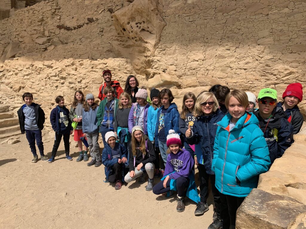 Last 5th grade trip to Crow Canyon and Mesa Verde-2018